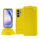 Custodia in pelle Samsung Galaxy A54 - Jaune fluo ( Pantone #c9ff57 ) 