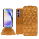 硬质真皮保护套 Samsung Galaxy A54 - Or Maïa - Couture ( Pantone 871C ) 