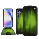 Housse cuir Samsung Galaxy A54 - Vert Patine