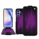 Housse cuir Samsung Galaxy A54 - Violet Patine