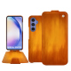 Capa em pele Samsung Galaxy A54 - Orange Patine