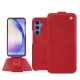 Capa em pele Samsung Galaxy A54 - Rouge troupelenc ( Pantone #AB191A )