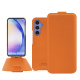 Capa em pele Samsung Galaxy A54 - Orange PU ( Pantone #ff9351 )