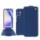 Samsung Galaxy A54 leather case - Bleu frisson ( Pantone #29588c ) 