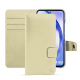 Capa em pele Samsung Galaxy A54 - Beige ( Nappa - Pantone #ceb888 ) 