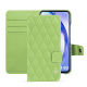 Capa em pele Samsung Galaxy A54 - Vert olive - Couture ( Nappa - Pantone #a7c58e ) 