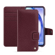 Capa em pele Samsung Galaxy A54 - Lie de vin ( Pantone #412234 ) 