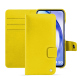 硬质真皮保护套 Samsung Galaxy A54 - Jaune fluo ( Pantone #c9ff57 ) 