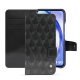 Samsung Galaxy A54 leather case - Onyx - Couture ( Noir / Black ) 