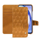 硬质真皮保护套 Samsung Galaxy A54 - Or Maïa - Couture ( Pantone 871C ) 