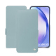 Capa em pele Samsung Galaxy A54 - Bleu ciel ( Nappa - Pantone #abcae9 ) 