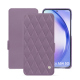 Funda de piel Samsung Galaxy A54 - Lilas - Couture ( Nappa - Pantone #b9a3e3 ) 