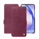 Custodia in pelle Samsung Galaxy A54 - Prune vintage ( Pantone #612434 ) 