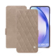 Custodia in pelle Samsung Galaxy A54 - Taupe vintage - Couture ( Pantone #591d16 ) 