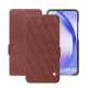 硬质真皮保护套 Samsung Galaxy A54 - Passion vintage - Couture ( Pantone #591d16 ) 