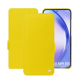 Samsung Galaxy A54 leather case - Jaune fluo ( Pantone #c9ff57 ) 