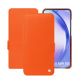 Capa em pele Samsung Galaxy A54 - Orange fluo ( Pantone #ff5406 ) 