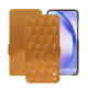 Funda de piel Samsung Galaxy A54 - Or Maïa - Couture ( Pantone 871C ) 