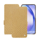 Capa em pele Samsung Galaxy A54 - Serpent sabbia ( Pantone #D2BA92 )