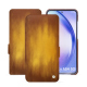 Samsung Galaxy A54 leather case - Doré Patine