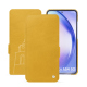 硬质真皮保护套 Samsung Galaxy A54 - Jaune soulèu ( Pantone #F3B934 )