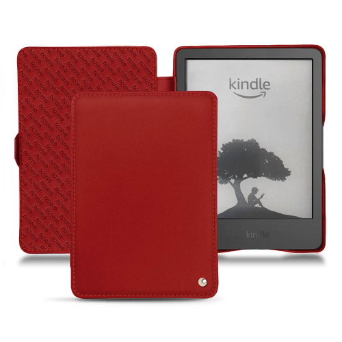 Maßgeschneiderte Premium-Hülle Amazon Kindle (2022)Rouge ( Nappa - Pantone #d50032 ) 