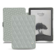 Capa em pele Amazon Kindle (2022) - Gris - Couture ( Nappa - Pantone #c1c6c8 ) 