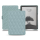 Lederschutzhülle Amazon Kindle (2022) - Bleu ciel - Couture ( Nappa - Pantone #abcae9 ) 
