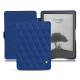 Housse cuir Amazon Kindle (2022) - Bleu océan - Couture ( Nappa - Pantone #003da5 ) 
