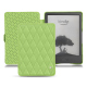 Amazon Kindle (2022) leather case - Vert olive - Couture ( Nappa - Pantone #a7c58e ) 
