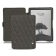 Funda de piel Amazon Kindle (2022) - Anthracite - Couture ( Pantone #41403c ) 