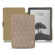 Funda de piel Amazon Kindle (2022) - Taupe vintage - Couture ( Pantone #591d16 ) 