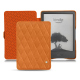 Custodia in pelle Amazon Kindle (2022) - Mandarine vintage - Couture ( Pantone #d47231 ) 