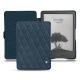 Housse cuir Amazon Kindle (2022) - Jean vintage - Couture ( Pantone #2f414f  ) 