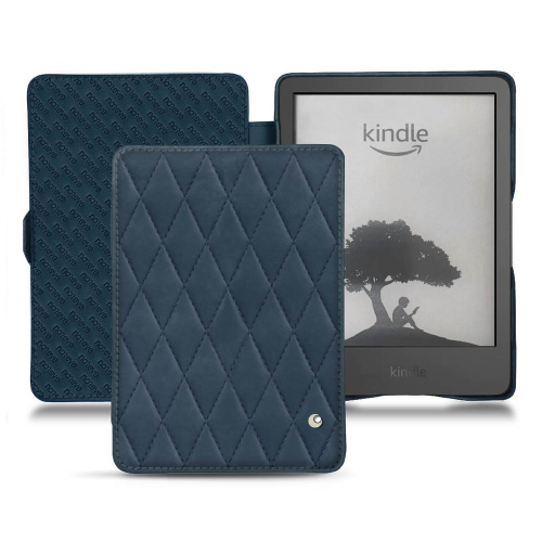 Maßgeschneiderte Premium-Hülle Amazon Kindle (2022)Jean vintage - Couture ( Pantone #2f414f  ) 