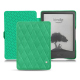 가죽 커버 Amazon Kindle (2022) - Menthe vintage - Couture ( Pantone #37b375 ) 
