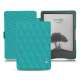 Amazon Kindle (2022) leather case - Bleu fluo - Couture