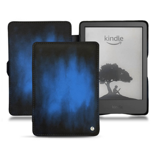 Maßgeschneiderte Premium-Hülle Amazon Kindle (2022)Bleu Patine