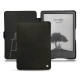 Amazon Kindle (2022) leather case - Negre poudro ( Pantone #111212 )