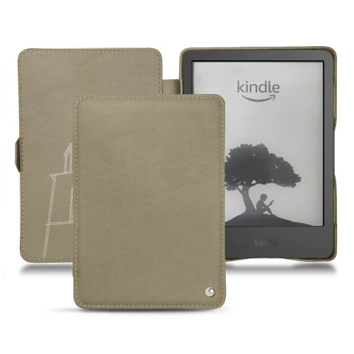 Maßgeschneiderte Premium-Hülle Amazon Kindle (2022)Darboun sabla ( Pantone #BCB1A1 )