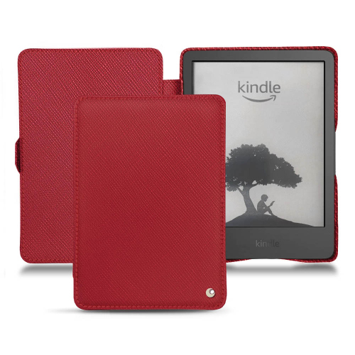 Funda personalizada premium para Amazon Kindle (2022)Rouge passion ( Pantone #a6192e ) 