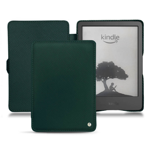 Funda personalizada premium para Amazon Kindle (2022)Vert séduisant ( Pantone #1d3c34 ) 