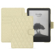 Housse cuir Amazon Kindle (2022) - Ivoire - Couture ( Pantone #d6d6c6 ) 