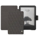 Lederschutzhülle Amazon Kindle (2022) - Anthracite - Couture ( Pantone #41403c ) 