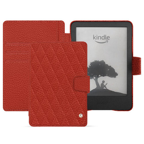 Capa de carteira premium para o Amazon KindlePapaye - Couture ( Pantone #b54317 ) 