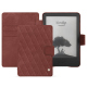 Housse cuir Amazon Kindle (2022) - Passion vintage - Couture ( Pantone #591d16 ) 