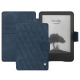 レザーケース Amazon Kindle (2022) - Jean vintage - Couture ( Pantone #2f414f  ) 