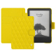 Amazon Kindle (2022) leather case - Jaune fluo - Couture ( Pantone #c9ff57 ) 