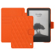 Custodia in pelle Amazon Kindle (2022) - Orange fluo - Couture ( Pantone #ff5406 ) 