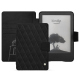 レザーケース Amazon Kindle (2022) - Negre poudro - Couture ( Pantone #111212 )